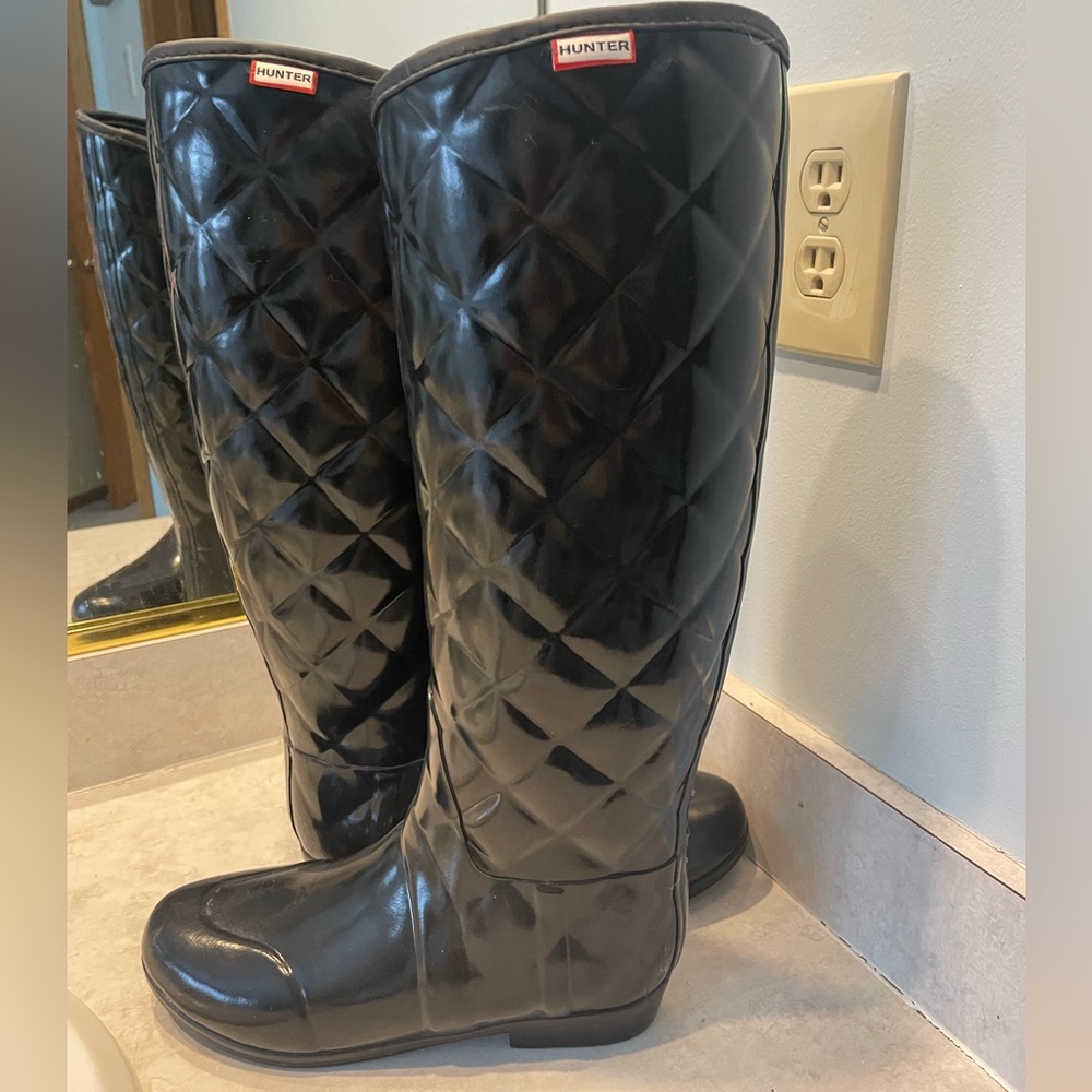 Hunter Quilted Rain Boots